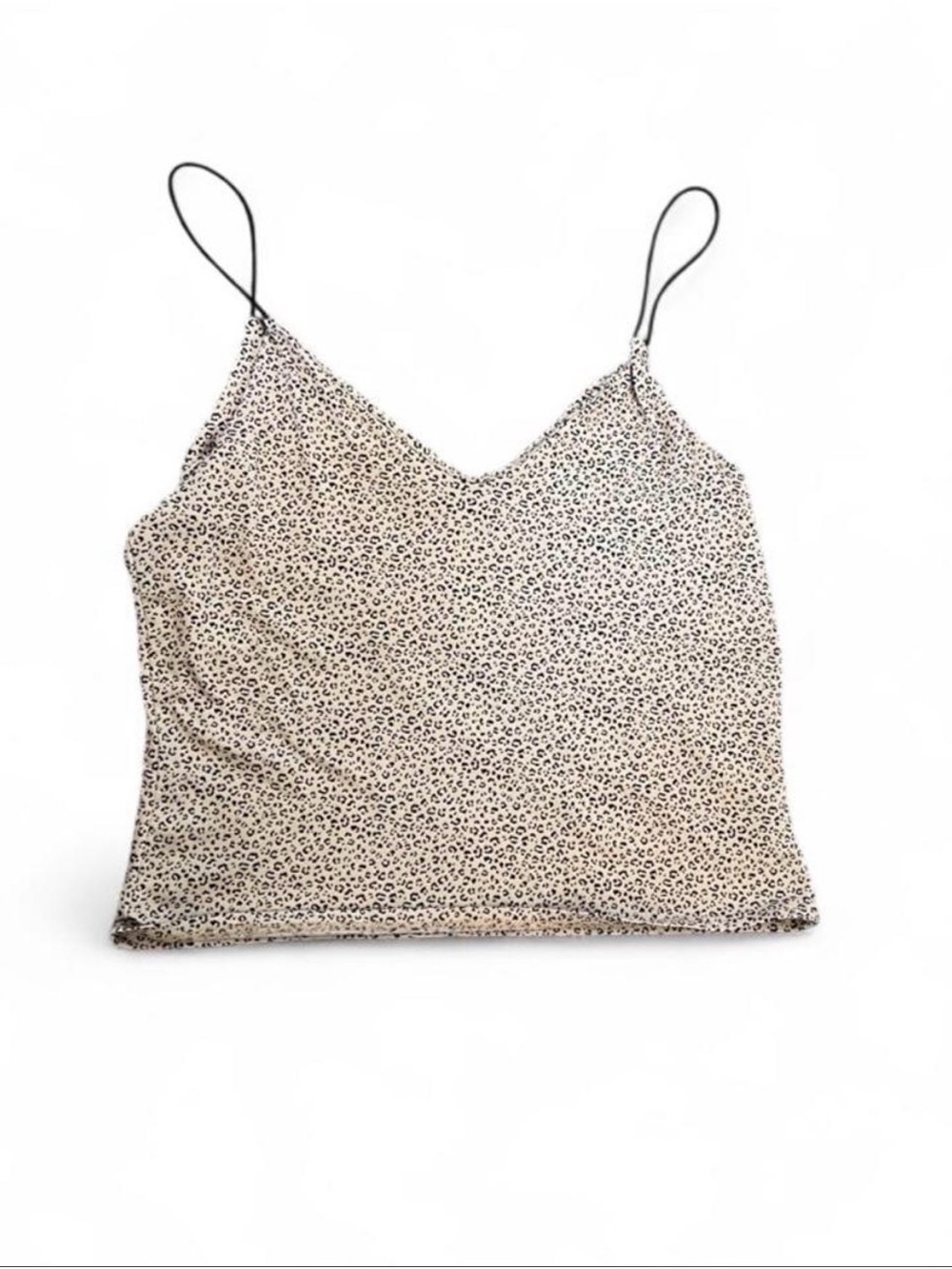 Gaze beige cheetah print spagetti strap tank